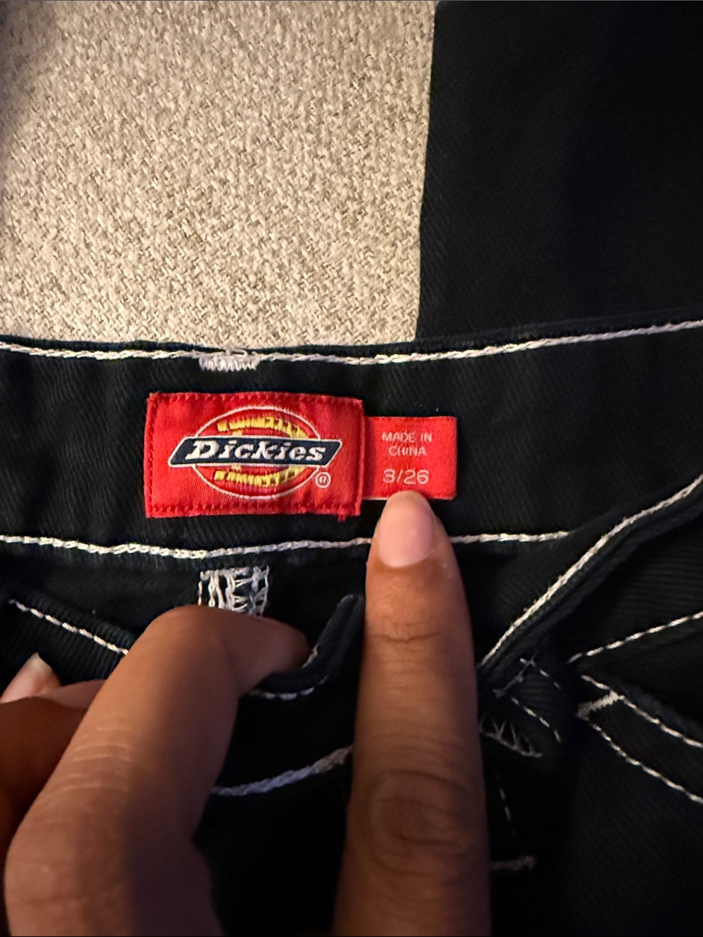 Dickies Straight Leg Utility Jean - Contrast Stitching - Picture 4 of 6